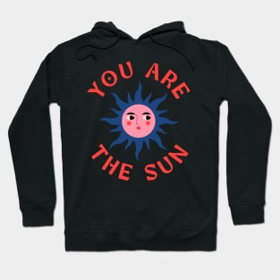 You Are The Sun pink Hoodie